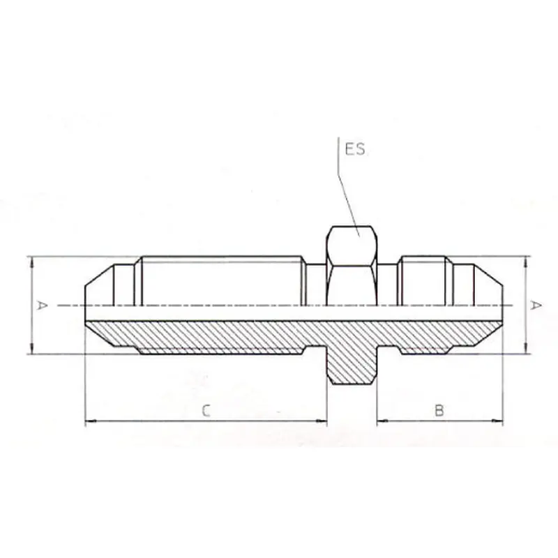 B & H Standard - Male bulkhead