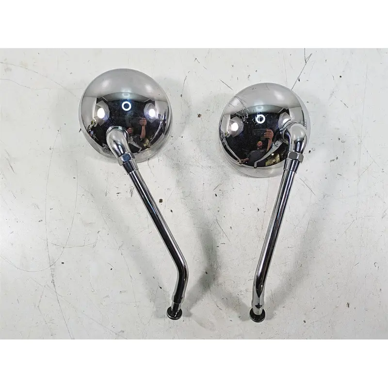 2011 Triumph America Round Rear View Mirror Set - Read T2066682 T2043439