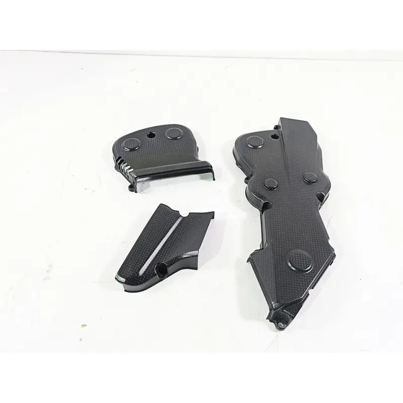 2015 Ducati Hypermotard 821 SP Carbon Fiber Timing Cover Set 24511411A 24511101B