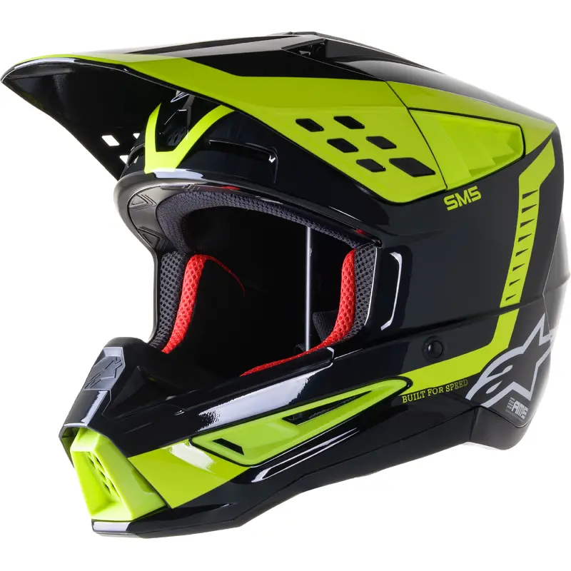 S M5 Beam Helmet Blk/Anthra/Ylw Fluo Glossy Sm