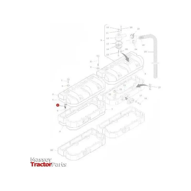 *STOCK CLEARANCE* - Massey Ferguson Bolt M8x30 Cap Head V581804630 | OEM Fit Fastener