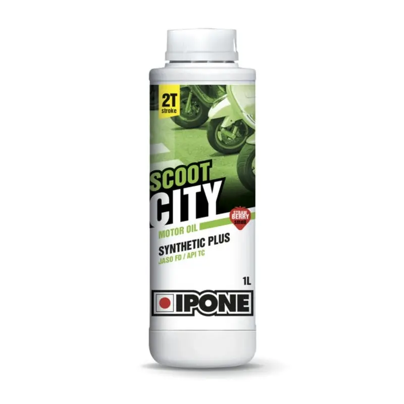 Huile Ipone Semi-Synthtique Scoot City 2T Fraise