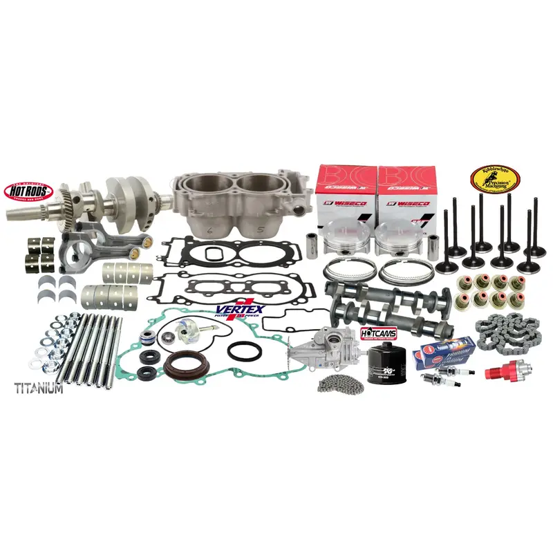 15 16 RZR XP 1000 Rebuild Kit Oil Pump Hotcams Valves Top Bottom Assembly Repair