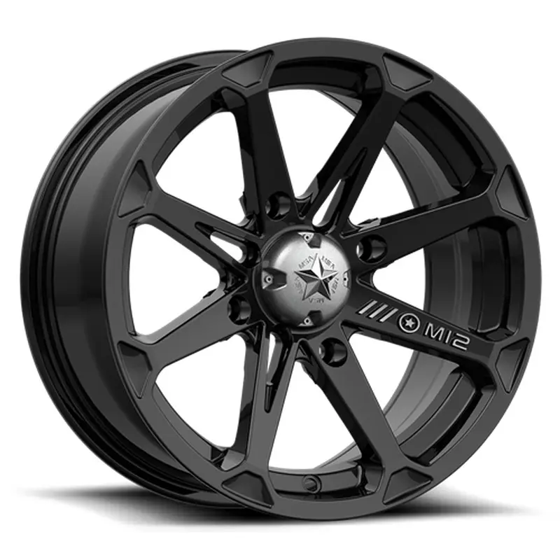 M12 DIESEL 18X7 4X137 GLOSS BLACK 10MM