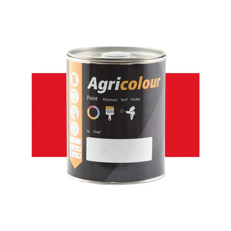 Paint - Agricolour - Red, Gloss 1 ltr(s) Tin | Sparex Part Number: S.83813