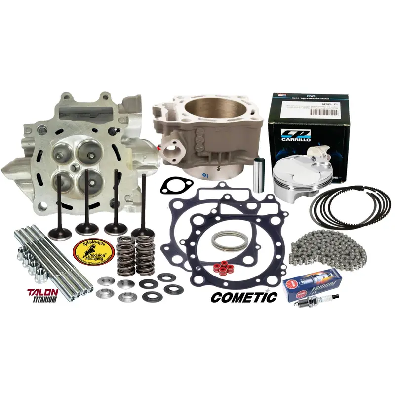 06+ TRX450R 100m Big Bore Kit Ported Cylinder Head Porting +1 Kibblewhite Valves