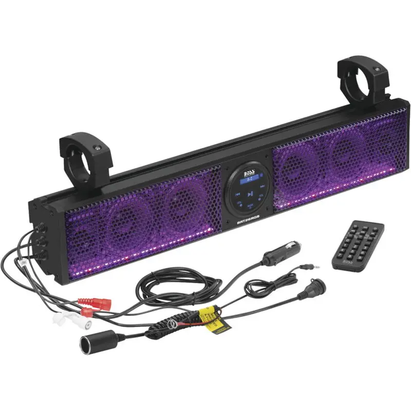 BOSS 26" UTV SOUND BAR W/ LED LIGHTS
