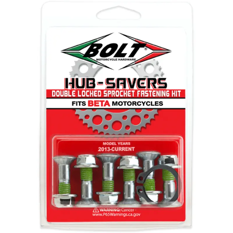 Bolt Hub-Savers Double Lock Sprocket Fastenrs Beta | HS.BETA