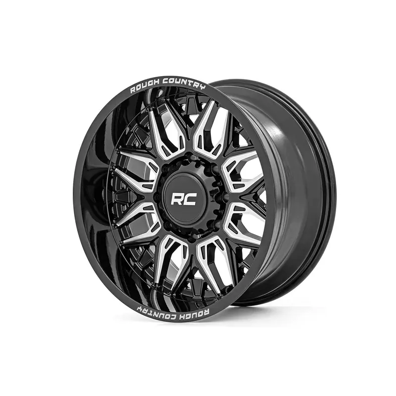 Rough Country 86 Series Wheel | One-Piece | Gloss Black | 20x10 | 8x170 | -19mm | 86201011