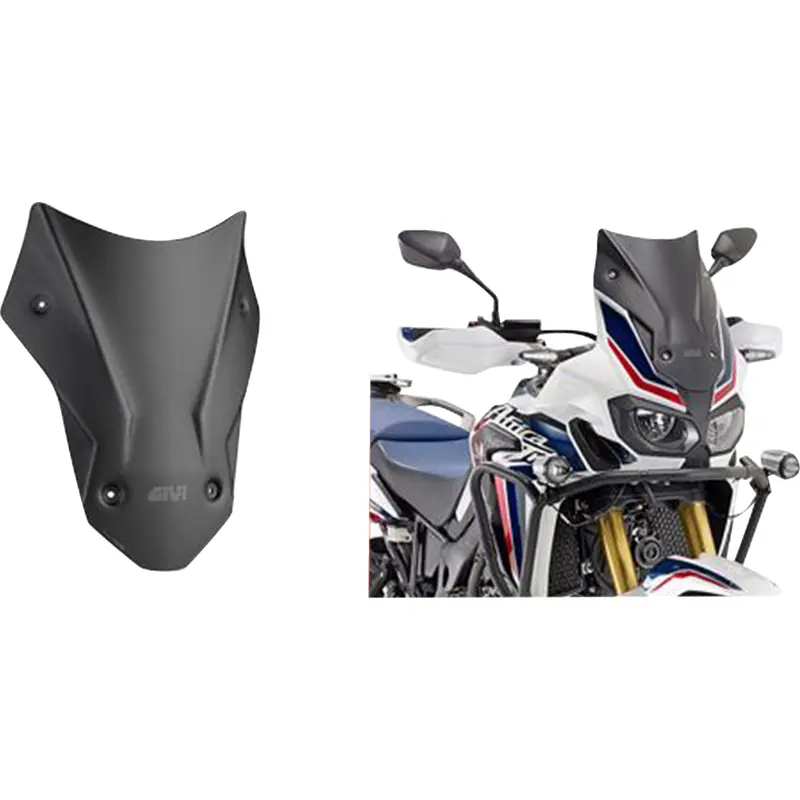 GIVI Windshield - Matte Black - CRF1000L D1144BO