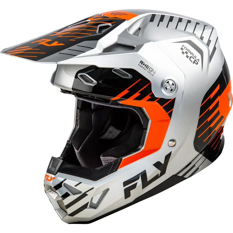 Formula Cp Slice Helmet Grey/Orange/Black Lg