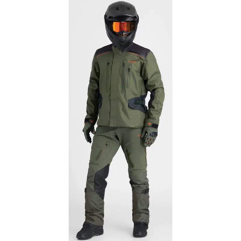 THOR Range Jacket - Army/Orange - 2XL 2920-0841