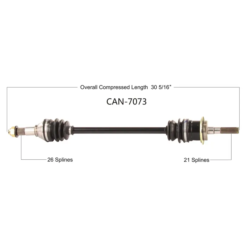 2017-2018 Can Am Maverick XMR 1000R CV axle shaft  front right TrakMotive Can-7073