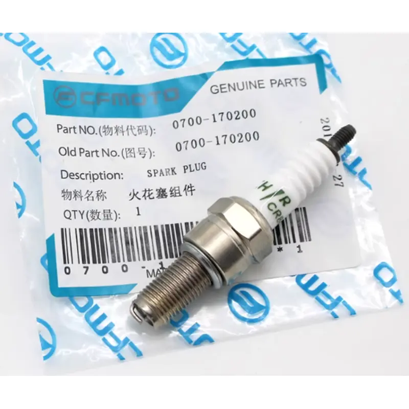 Spark Plug suit CF300NK/CF300SR/CF250NK/CF250SR Code is 0700-170200