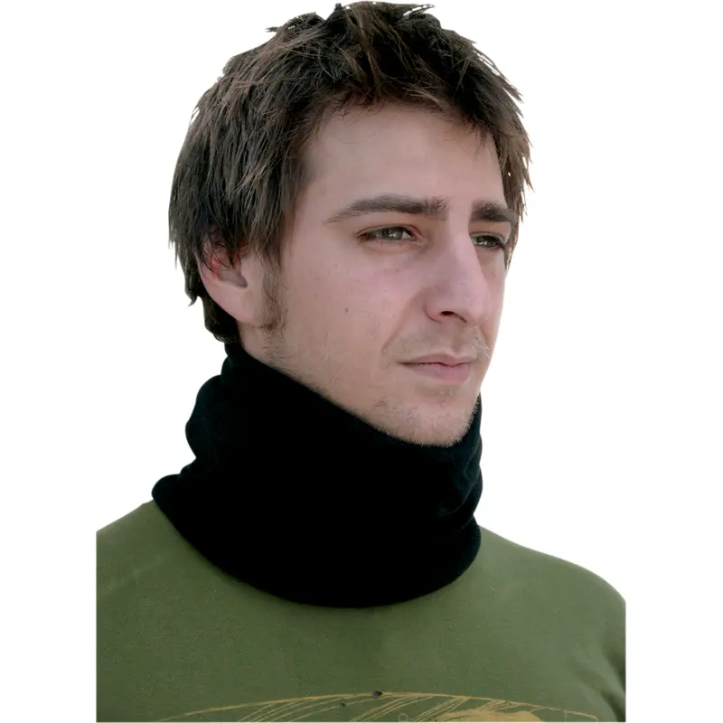 ZAN HEADGEAR Microfleece Neck Gaiter - Black WFMFN114