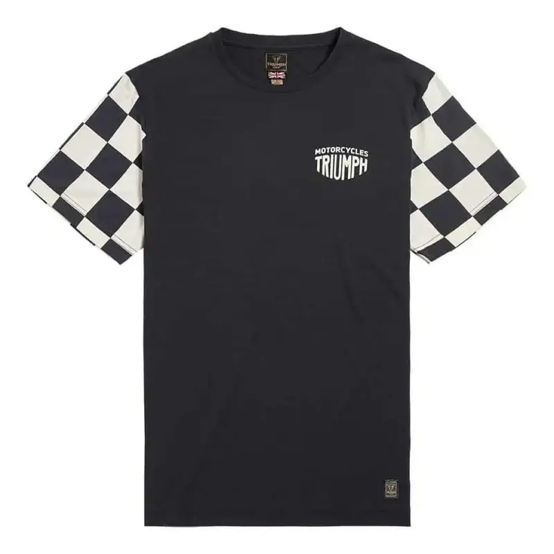 Triumph PRESTON T-SHIRT BLACK / BONE (MTSS2318)