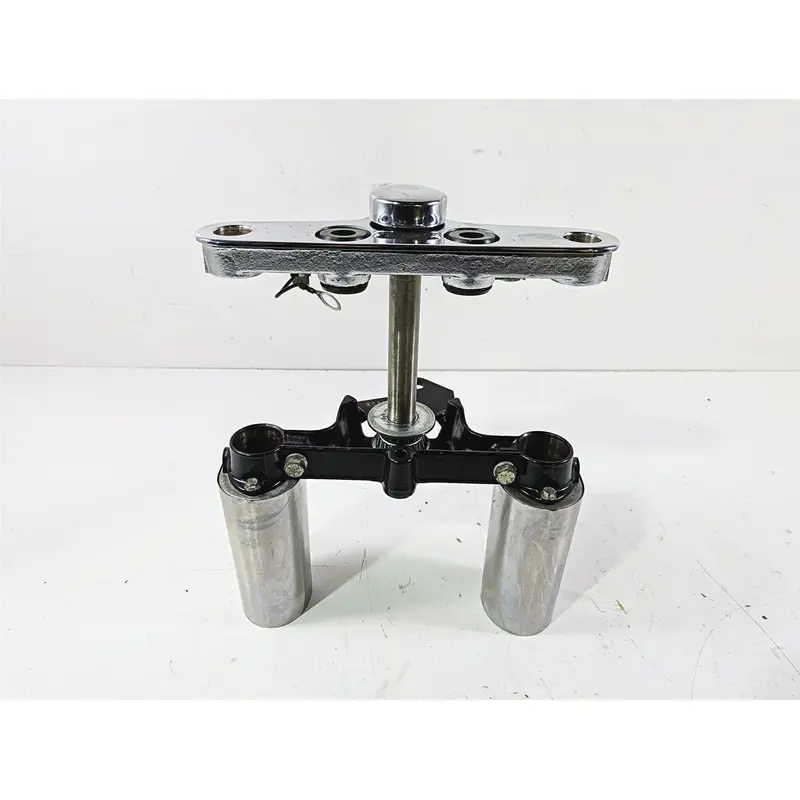 1992 Harley FLSTC Softail Heritage Upper Lower Triple Tree + Cover Set 45456-86B