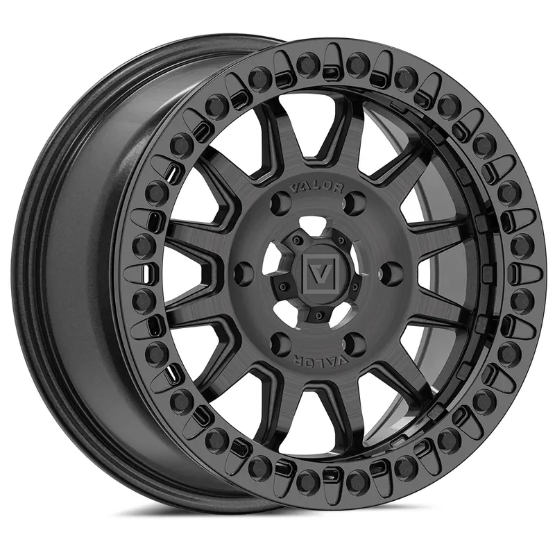 V09 BEADLOCK FLOW FORM 15X7 +40 6X139.7 BRUSHED CHARCOAL