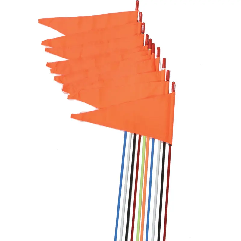 FIRESTIK SAFETY FLAGS STUD MOUNT RED 7' 10/PK SR7-ST-R