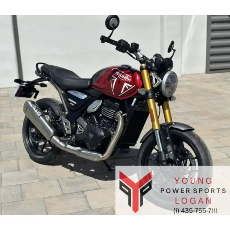 New 2024 Triumph Speed 400 Carnival Red / Phantom Black