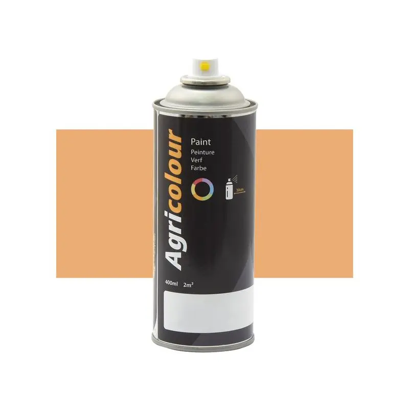 Agricolour - Sand Yellow Gloss Paint 400ml Aerosol - Sparex Part No. S.91002