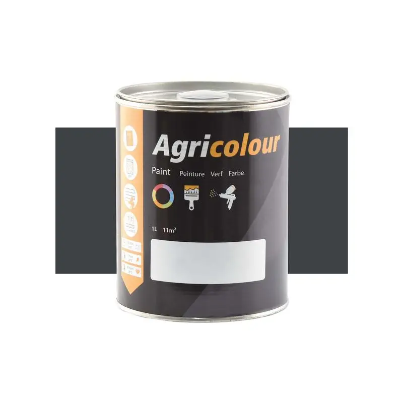 Agricolour - Grey Gloss Paint 1L Tin - Sparex Part No. S.83045