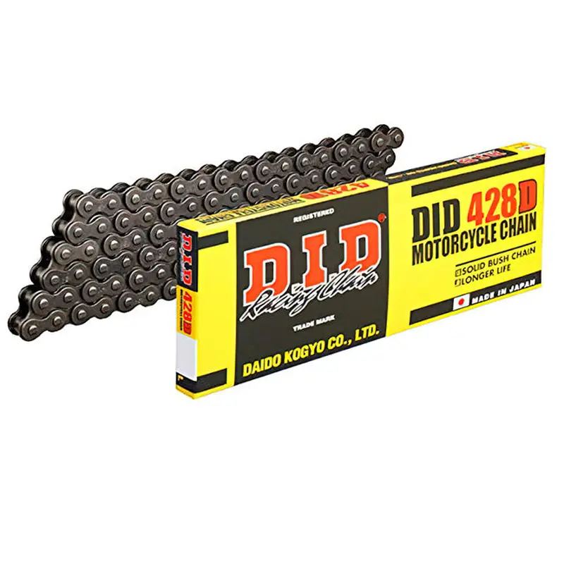 428D x 122 standard chain w/ RJ clip link DID (428D122)