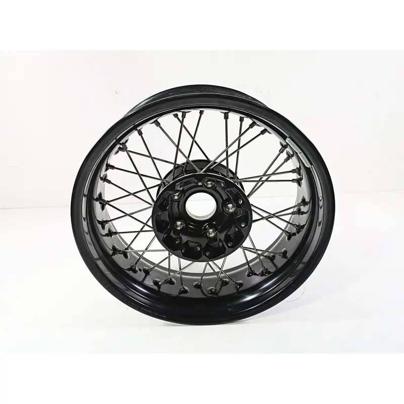 2014 BMW R nine T R9T K21 Rear Wheel Rim Black Spoke 17x5.5 -Ding 36318544696
