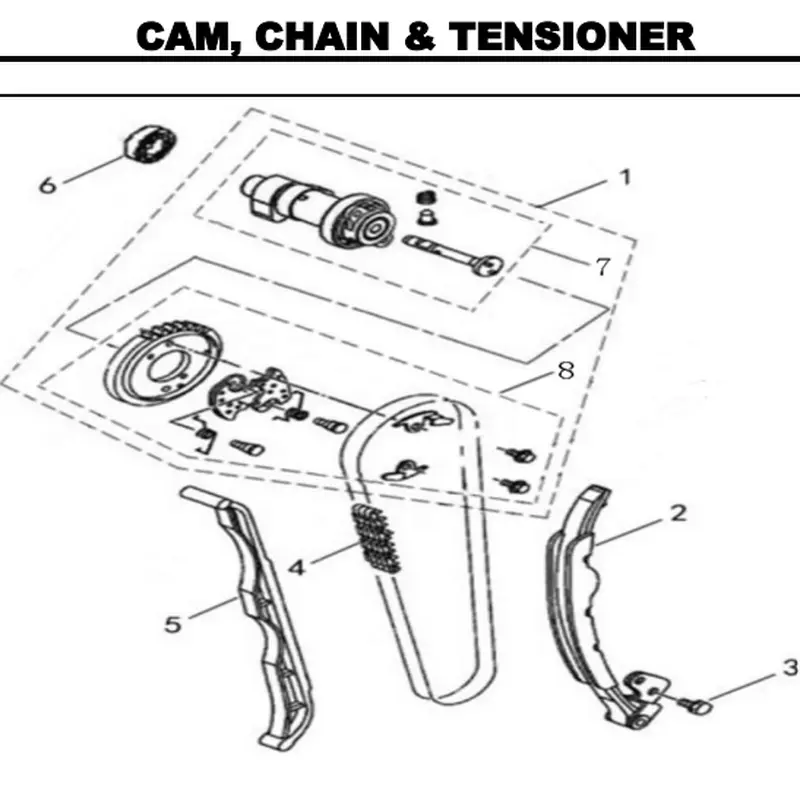 HiSUN - Camshaft Sprocket Assembly - P0040001431A0000