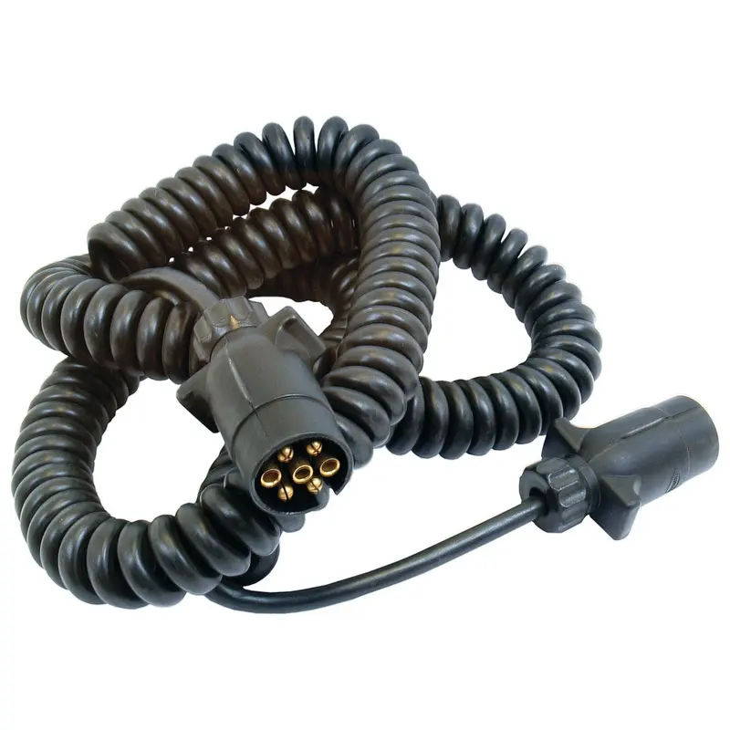 Spiral Extension Cable 3.5M, 7 / 7 Pin, Male / Male | Sparex Part No.S.26470