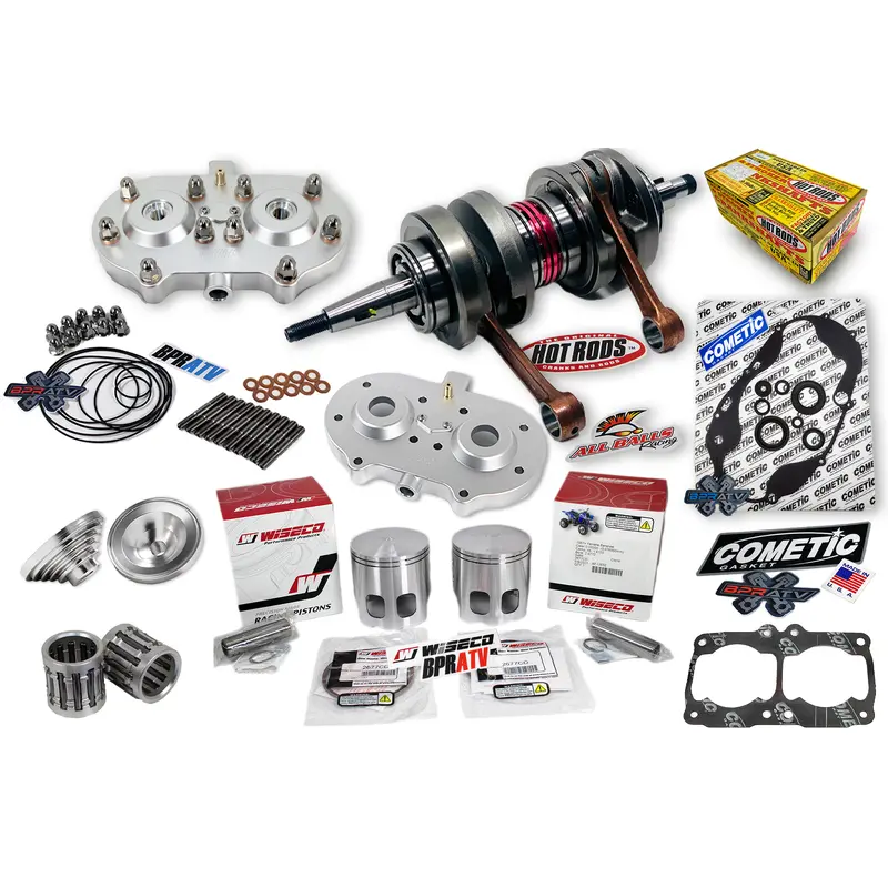 Banshee Athena Wiseco 68mm Big Bore 421 Stroker Crank Piston Cool Head Domes Cub