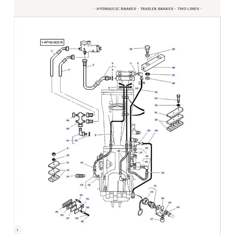 Massey Ferguson - Right Hand Tubing - 3715866M1