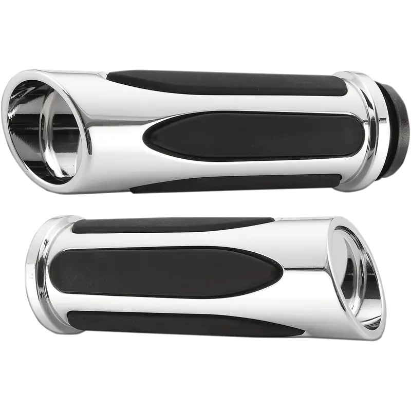 ARLEN NESS Deep Cut Comfort Series Grips - TBW - Chrome 07-052