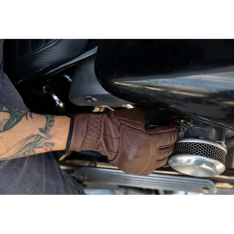 BILTWELL Borrego Gloves - Chocolate/Black - XL 1506-0201-305