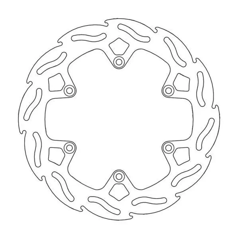 BRAKE DISC REAR MOTO MASTER FLAME 220MM GAS GAS HUSABERG HUSQVARNA KTM