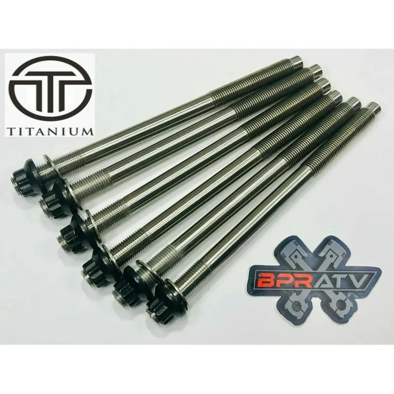Strongest RZR General XP XP-4 1000 TITANIUM Head Studs Ti Alloy Stud Bolt Kit