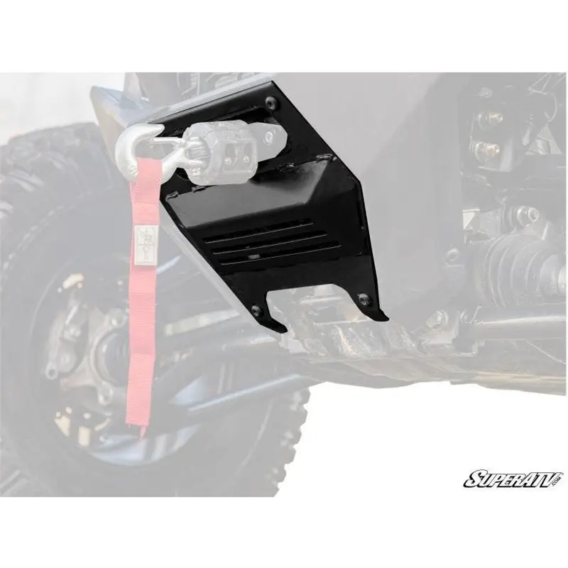 Super ATV Polaris RZR PRO XP Winch Mounting Plate