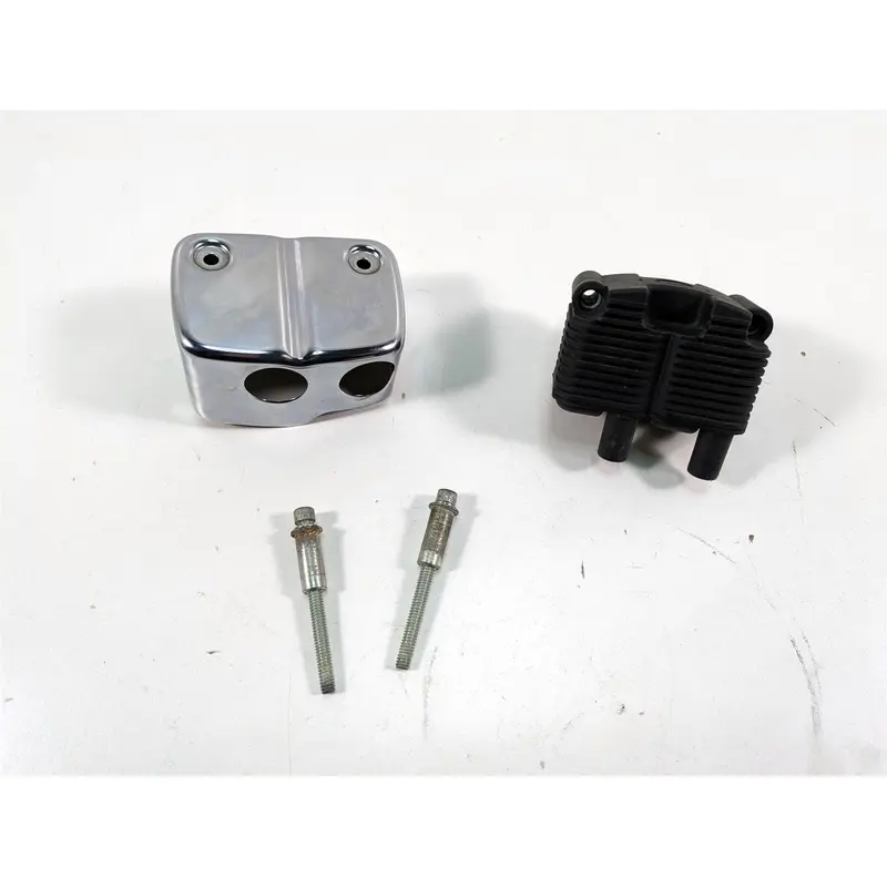 2000 Harley Dyna FXDL Low Rider Denso Ignition Coil & Chrome Cover 31655-99