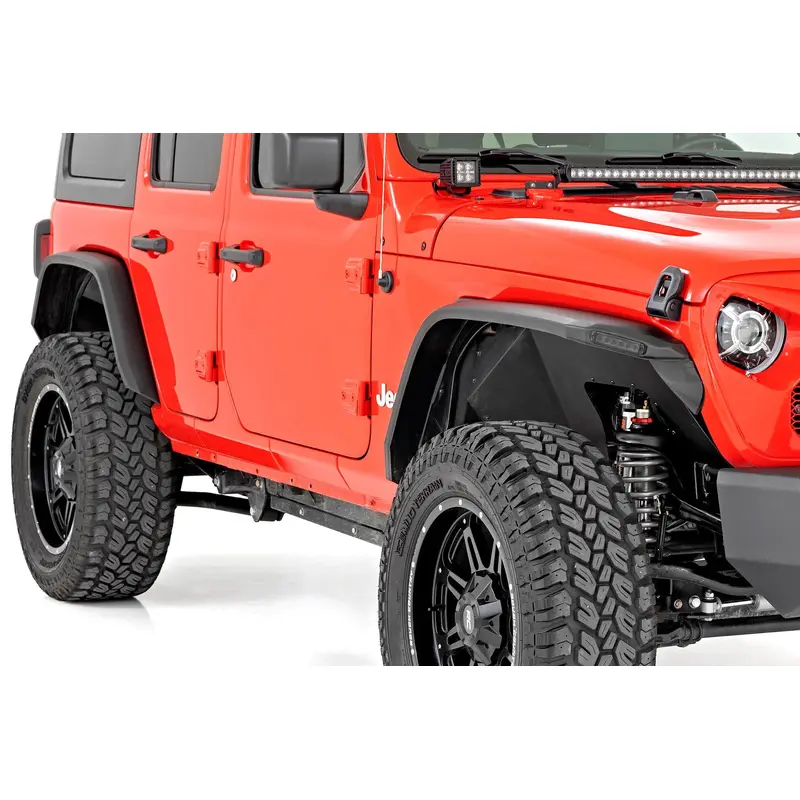 High Clearance LED Flat Fender Flare Kit | UV Treated | Jeep Wrangler JL (18-24) | 99036