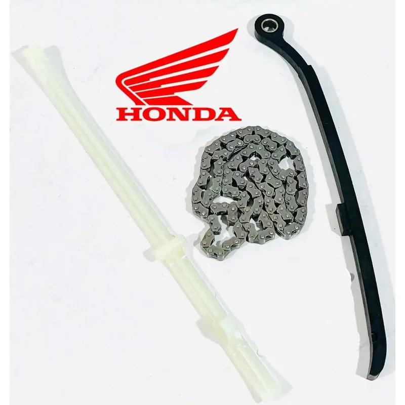 Honda XR650L XR 600R 650L Cam Chain & Genuine OEM Guides Tensioner Both Complete