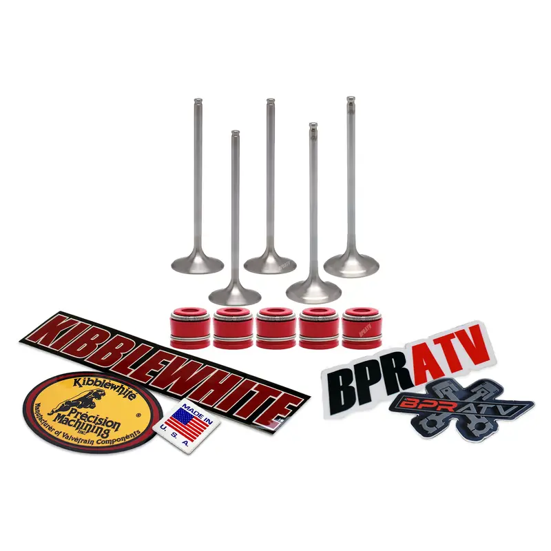 YFZ450R YFZ 450R Stock Replacement Kibblewhite Intake Exhaust Valves RED Seals