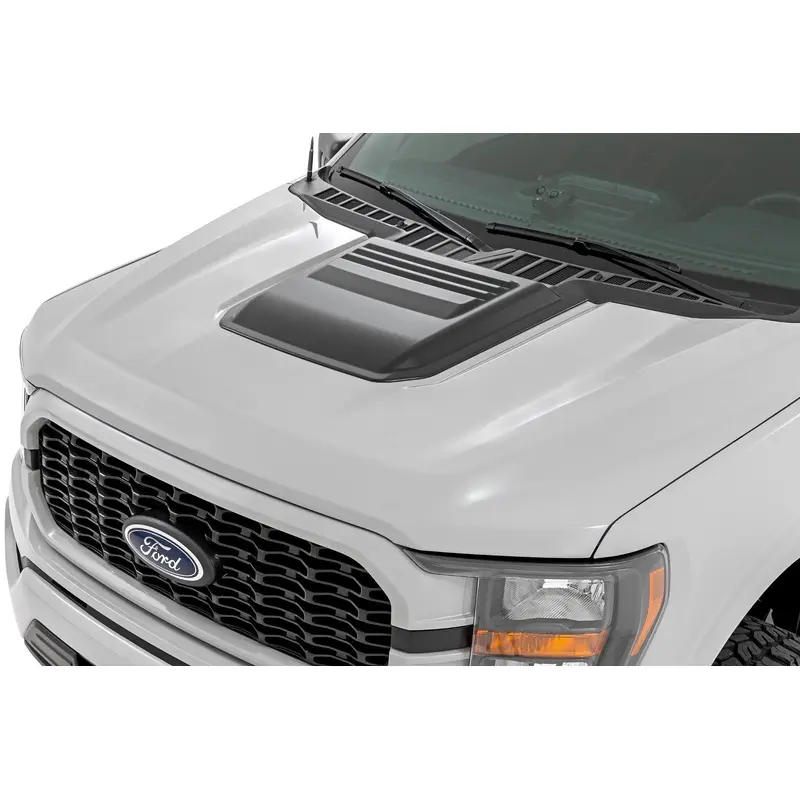 Hood Scoop | FM Ford Performance Blue | Ford F-150 2WD/4WD (2021-2025) | HS30010-FM