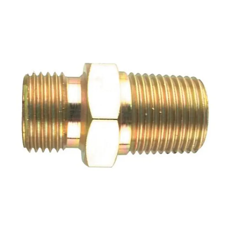 Hydraulic Adaptor 3/8'' BSP Male x 3/8'' BSPT Male | Sparex Part No.S.3033