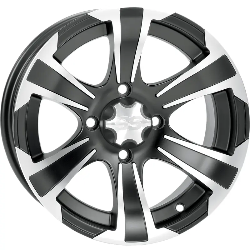 ITP Wheel - SS312 - Front - Black Machined - 14x6 - 4/137 - 4+2 1428452536B
