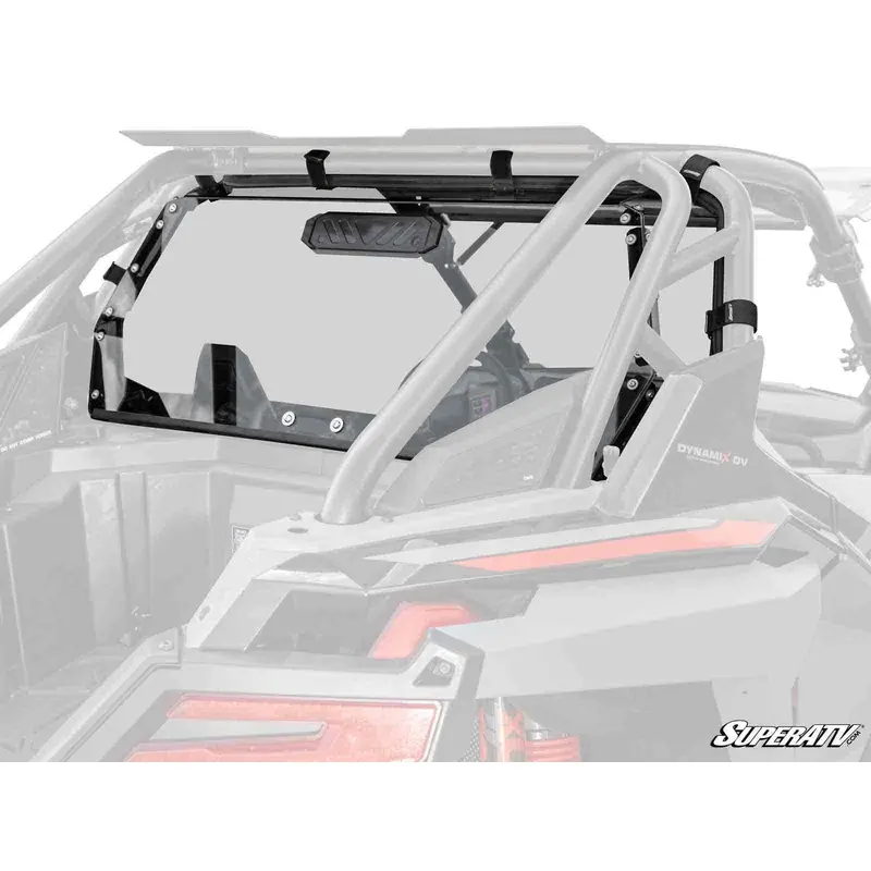 SuperATV Polaris RZR Turbo R Rear Vented Windshield RWS-P-RZRTR-V-76