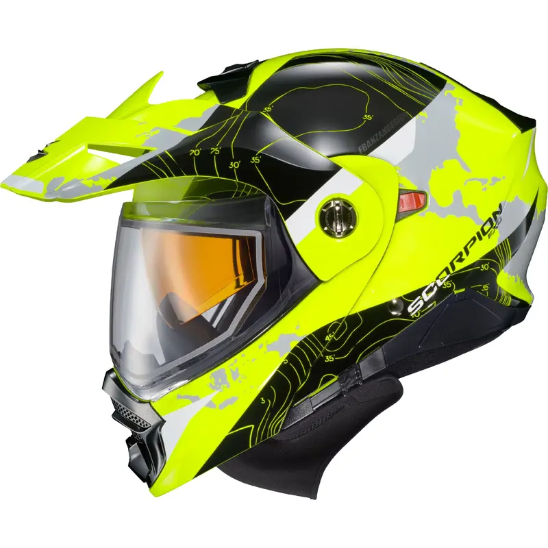 Scorpion Exo - At960 Cold Weather Helmet Topographic