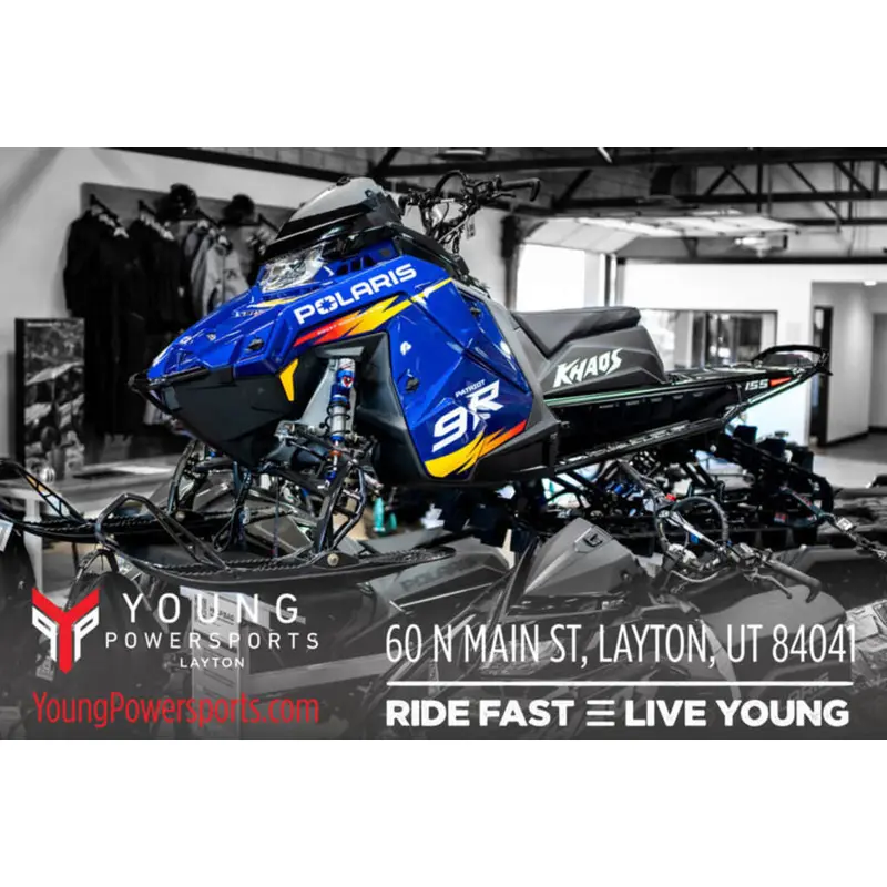 New 2025 Polaris 70TH 9R RMK KHAOS 155 SLASH LE