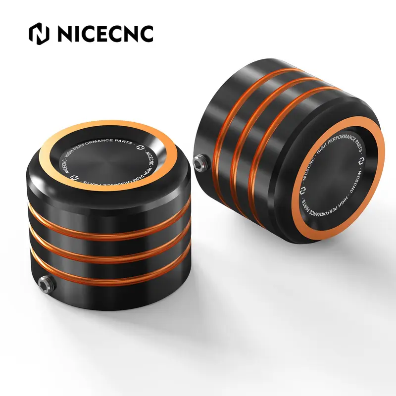 Front Axle Nut Covers Caps For Harley Sportster 1200 48 72 XL Iron 883 Roadster