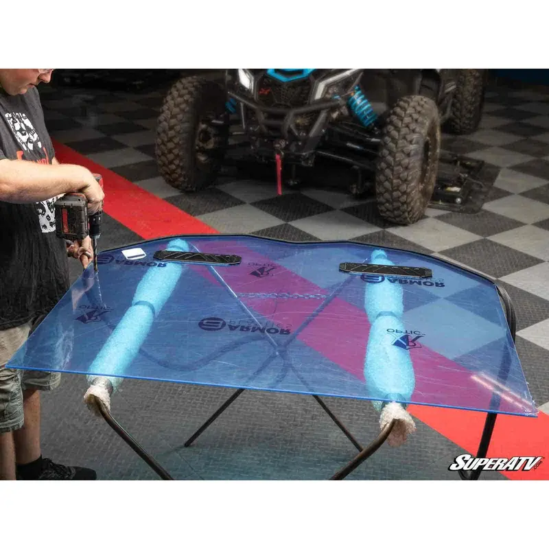 SuperATV Polaris RZR XP Turbo S Custom Cage Windshield Kit BBWS-P-RZRXPTS-70