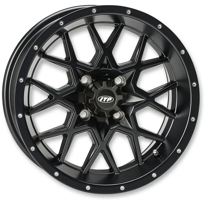ITP Wheel - Hurricane - Front/Rear - Black - 18x6.5 - 4/156 - 4+2.5 (+10 mm) 1822516705B